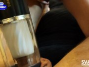 I jerked him off and he licked my Pussy - We tested a gift from SVAKOM - Alex Neo2 14/16