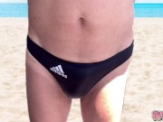 I'm a sluggish ejaculating on the beach❤️ masturbation bikini swimsuit beach secret school SecretGak 5/16