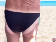 I'm a sluggish ejaculating on the beach❤️ masturbation bikini swimsuit beach secret school SecretGak 6/16