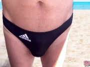 I'm a sluggish ejaculating on the beach❤️ masturbation bikini swimsuit beach secret school SecretGak 7/16