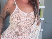 Naughty Girl Playing With A Milky Condom And Her Body💦 1/16