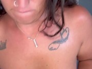 Naughty Girl Playing With A Milky Condom And Her Body💦 7/16