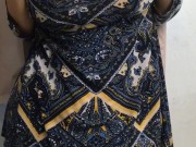 Big natural ass and breasts in oil 1/16