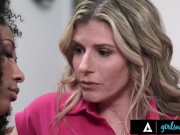 Stacked MILF Helps Hot Babe Studying 2/16