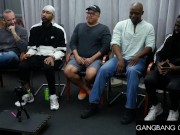 Stretching Alexis Kay's tight pussy in a torrid gangbang! 3/16