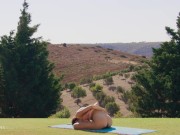 ULTRAFILMS Gorgeous model Alissa Foxy showing us her perfect yoga skills in this hot solo video 6/16