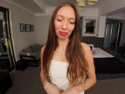 I meet her in the elevator, she followed me to my hotel room 🛏️😈 | Laura Quest 5/16