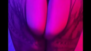 Sissy Crossdresser teasing big ass in lingerie