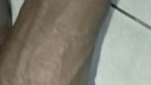 Sitting on the floor and using hands