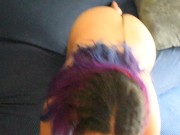 Micro bikini try on turns on camera man sexy school girl 14/16