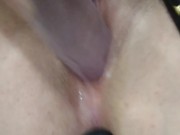 Sexy bbw fucks her pussy while her ass is filled with vibrating butt plug 4/16