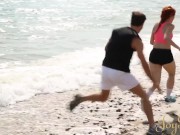 Redhead Hottie Amarna Miller Gets Covered In Cum After Fucking Her Boyfriend 6/16