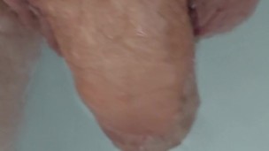 Playing with my Foreskin in bath