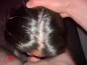 Tiny Asian Girl sucks white dick good night 10/16