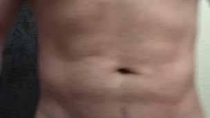 Hung solo play cum shot