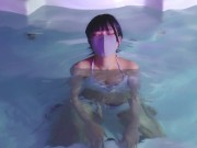 ナンパした巨乳な女の子と貸切ナイトプールへ🐬    おっぱいの大きい水着姿に大興奮♡♡  しっかりと堪能した後にそのまま本気SEXで大量ハメ潮までしてしまう❣️日本人/おっぱい 無修正/痴女/変態/ 1/16