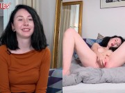Ersties - Niedliche Joana masturbiert mit Vibrator