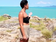 Ersties - Masturbating outdoors really turns Lou H. on 8/16