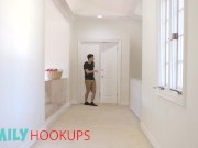 FAMILY HOOK UPS - Avery Black Pulls Out Her Stepbro's Cock & Rides Him Hard & Dirty 2/16