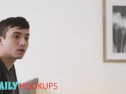 FAMILY HOOK UPS - Avery Black Pulls Out Her Stepbro's Cock & Rides Him Hard & Dirty 3/16