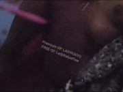 Skinniest Ebony you've ever seen lays naked (ribs) 8/16