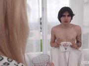 Hot Blonde Stepmom Charlie Forde Knows Her Stepson Needs A Few Lessons Before His Big Event 3/16