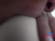 Touching and massage with amateur babe Rose Carter warming her right body up 16/16