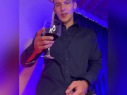 Hot Jock blindfolded is masturbated until tickle