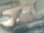 CAUGHT HIS FREAKY EBONY MILF MAKING GORILLA P A VIDEO WANTING HIM TO SUCK HER BIG TITS SO HE DID!!!! 11/16