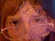 destroy my face with saliva and milk with hard throat fuck 14/16