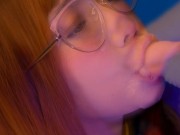 destroy my face with saliva and milk with hard throat fuck 8/16