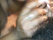 WOKE MY WET MOUTH FREAKY BABY UP IN THE MIDDLE OF THE NIGHT JUST SO SHE CAN SOAK DADDY FAT DICK!!!!! 8/16