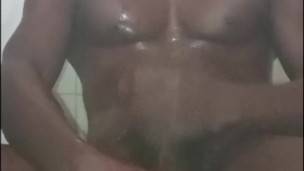 Pissing on myself and moaning loud cumming on myself