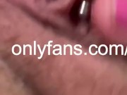 Close up pussy orgasm compilation. Girl rubbing her creamy pulsating pussy and cums hard 4/16