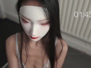 Handjob Challenge: Chinese Step-sis bets White guy will Cum in 5 min 10/16