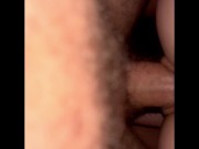 Amelia rides daddy’s cock begs to be bred, gets warm creampie 15/16