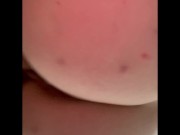 Amelia rides daddy’s cock begs to be bred, gets warm creampie 6/16