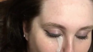 8 Minutes Of Cumshots On Face Compilation