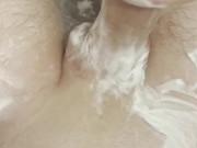 ASMR my NEIGHBOR shaved my HARD COCK ( + HANDJOB ) ✊🏼😍 5/16