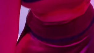 Latina crossdresser showing daddy her outfit