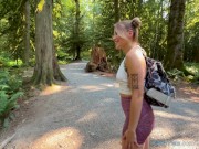 Cumslut Hiking The Canadian Wilderness Leads To Massive Facial - Cumshot - AlexAndAva - 4K 1/16