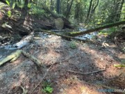 Cumslut Hiking The Canadian Wilderness Leads To Massive Facial - Cumshot - AlexAndAva - 4K 7/16