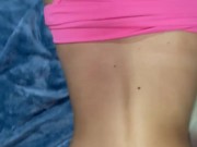 18 Year Old College Girl Goes PSYCHO in Doggystyle!