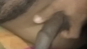 Cum on a white leaf