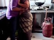 Hot Big Ass wife and Husband have sex with fun in the kitchen at home . . 3/16