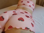 Stepsister Showing Her Cute Pajama and Teasing Me till Pounding Her from Behind