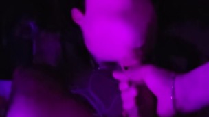 Love watching my cock slide deep in her throat!