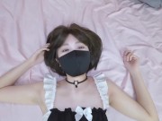 入了一个白虎，叫声太刺激了 Fuck a Asian one day girlfriend 10/16