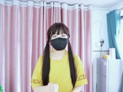 女外卖员用肉体偿还 Fuck a Asian delivery girl 2/16