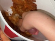 KFC bucket with a surprise inside. Stepsister liked it. 4/16
